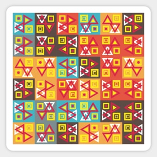 Tiled geometric pattern Sticker